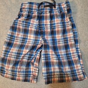 Koala Kids Plaid Shorts Blue and Red 5T